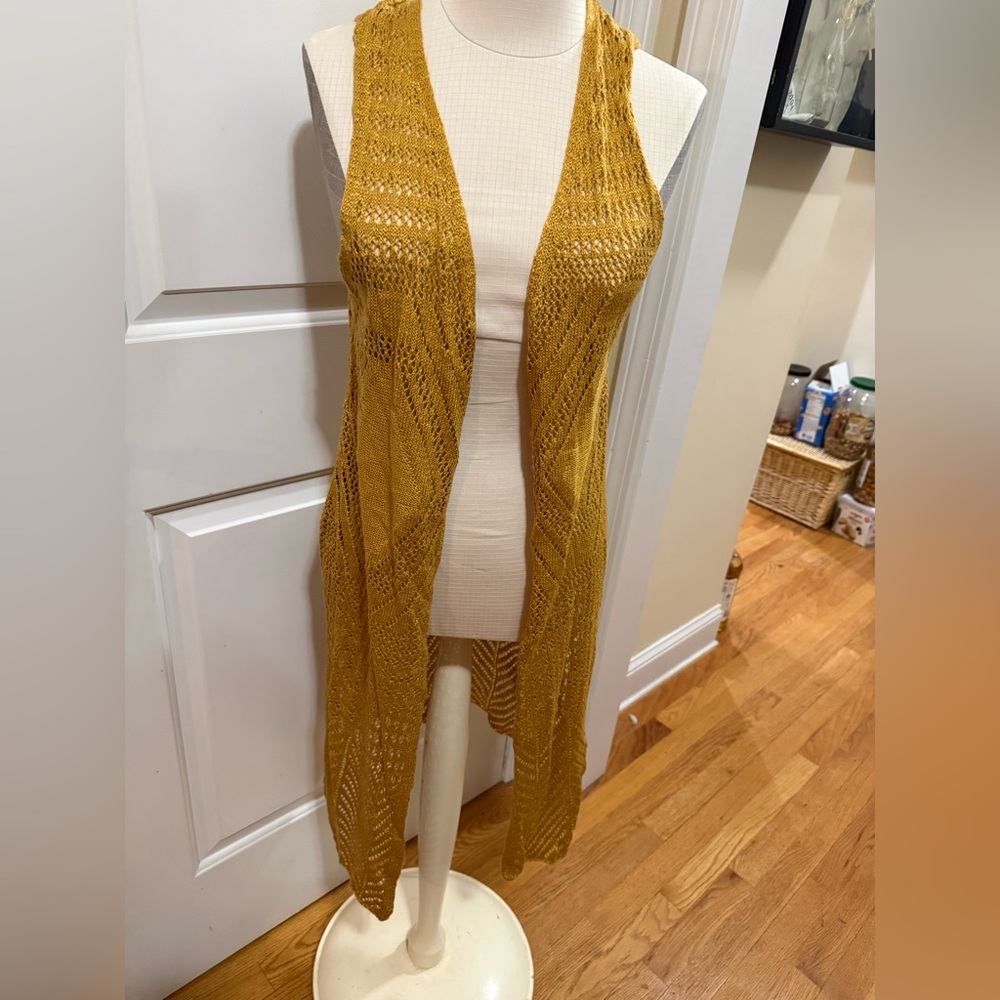 Moral Fiber Golden Knit Vest